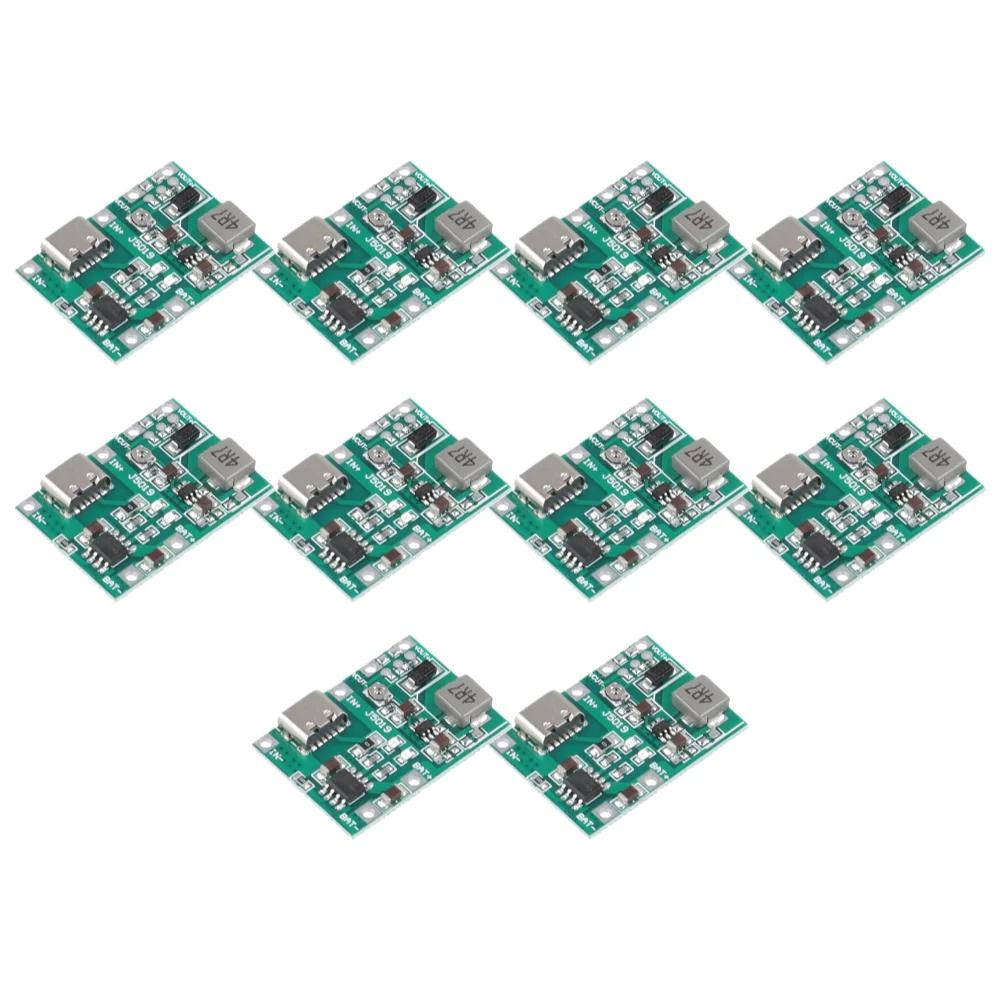 5-50pcs Type-C TP4056 5V 2A Li-ion 18650 Lithium Battery Charger Module DC-DC Charger Discharge Power Board Step Up Boost Module