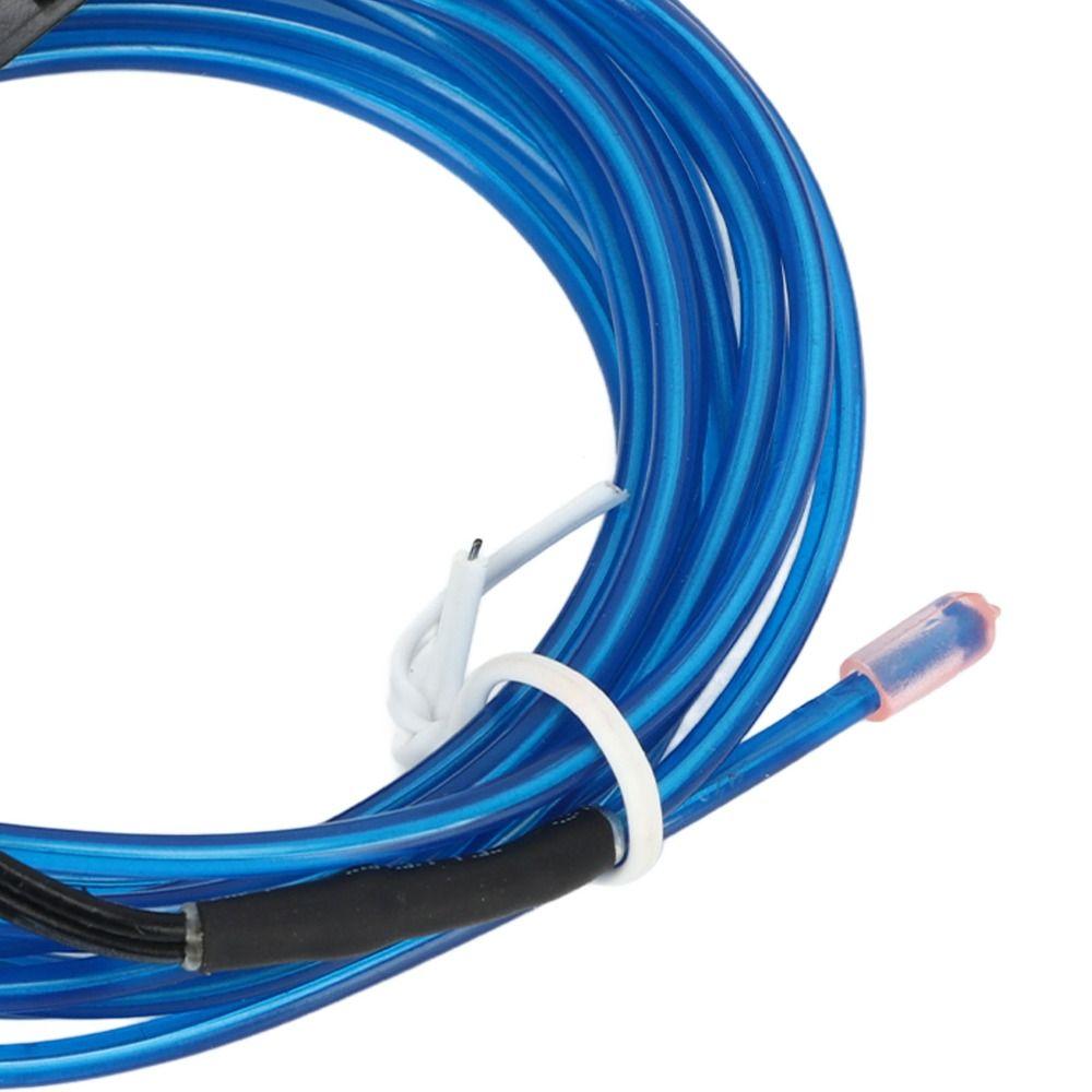 2 Pcs 5m LED Bicycle Frame Light Waterproof Neon Light Strip  Festival Decoration