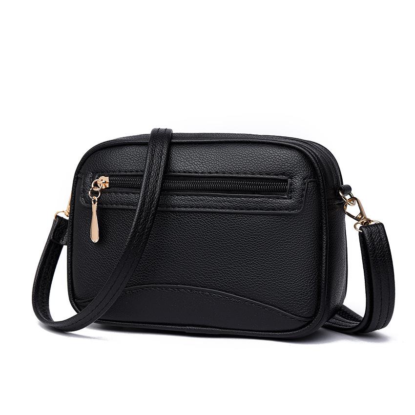 A Versatile and Trendy Small Square Bag for Women In Autumn, A Fashionable Phone Bag, and A Minimalist Leather Bag