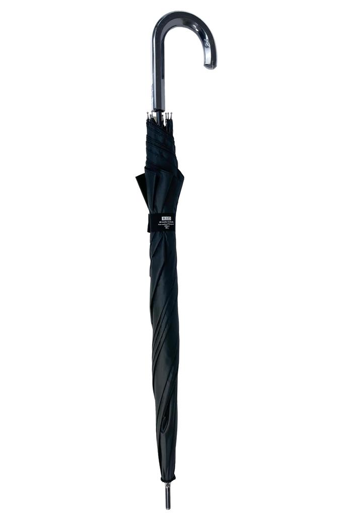 Rose Sangyo RIC Unisex 65cm Jump Solid 31653001 Umbrella, Black,