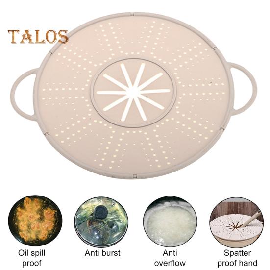 Silikonová stříkací síto na pánev Tuk Ochrana proti stříkající vodě s rukojetí Tepelná izolace Chladicí podložka Sítko Odkapávací deska pro pečení Vaření