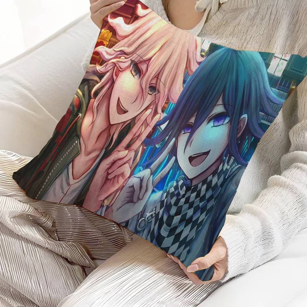 Anime D-Danganronpa Maple Design Cushion Cover Happy Autumn Harvest Decor Holiday Decorati Pillow Cover