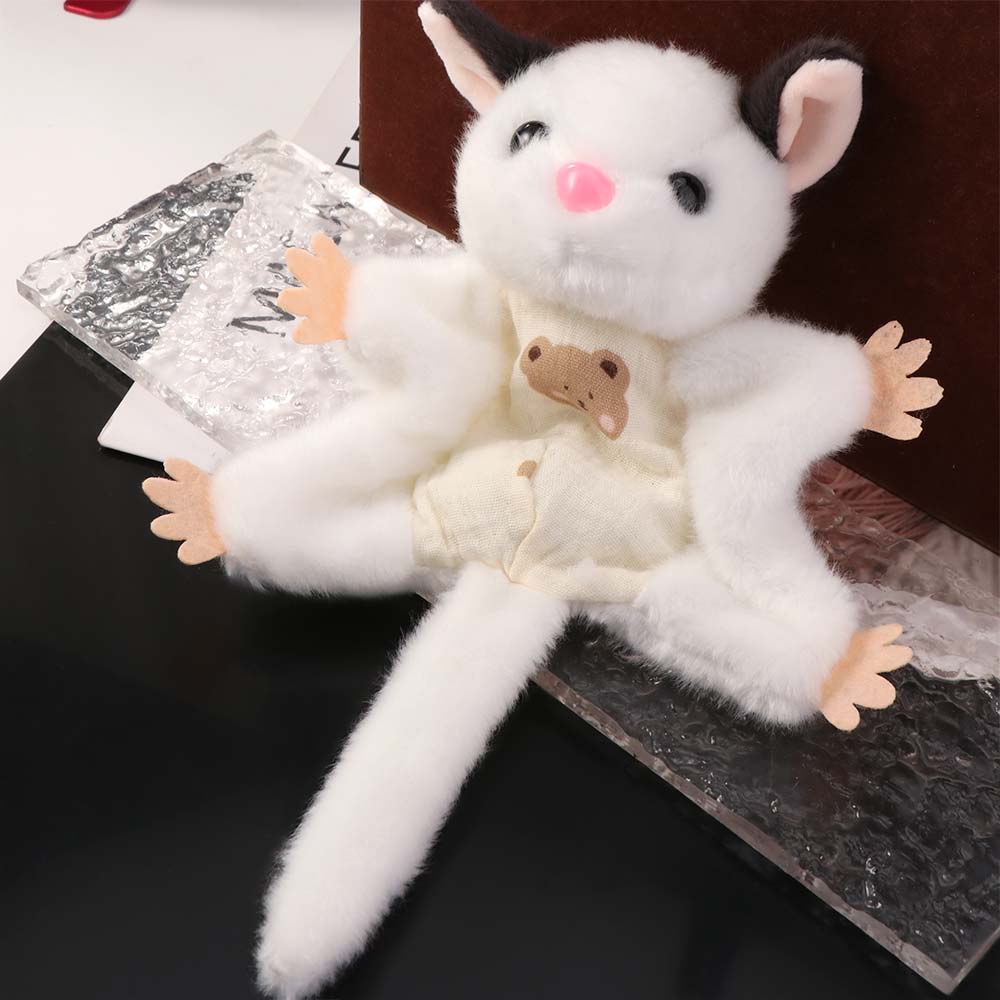 Cartoon Animal Honeybag Flying Spur Doll Stuffed Bat Mouse Plush Keychain Girl