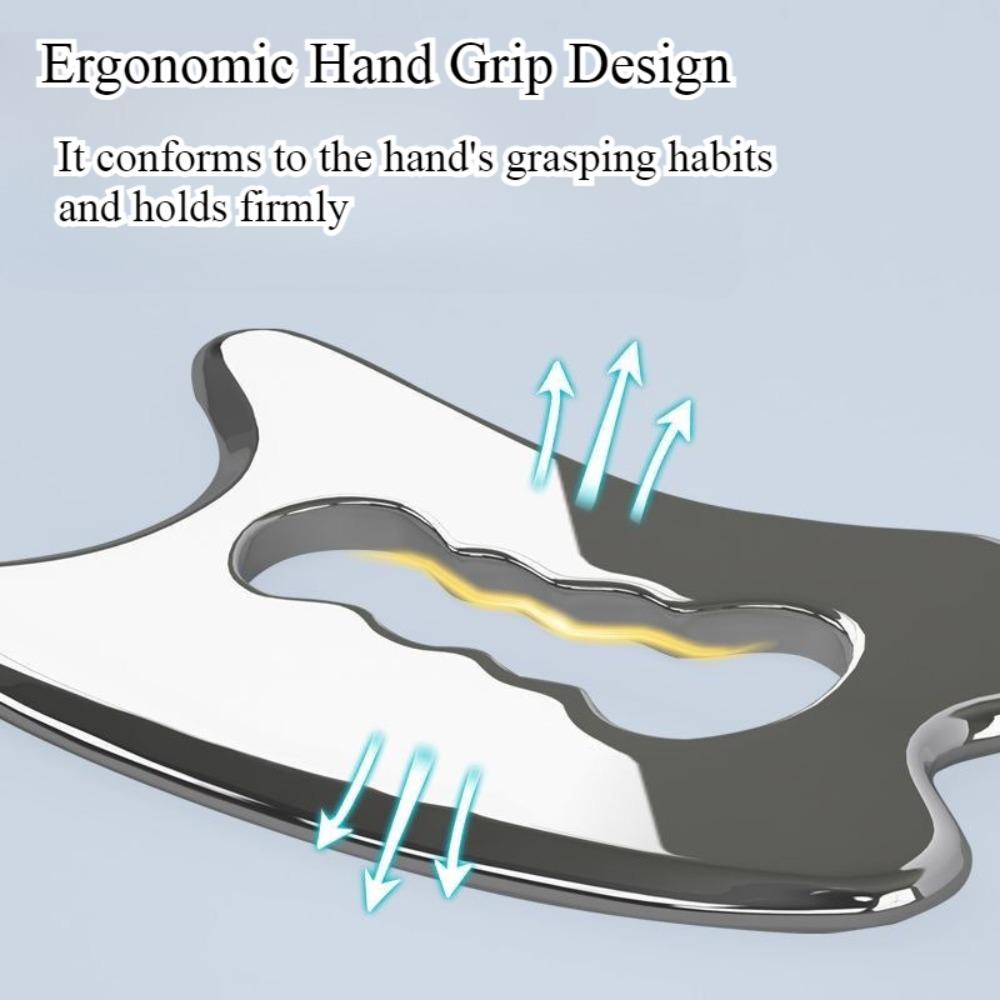 Stainless Steel Massage Scraper Tool Derma Edge Massage ToolsGua Sha Scraping Tool for Physical Therapy Muscle Scraper Tools