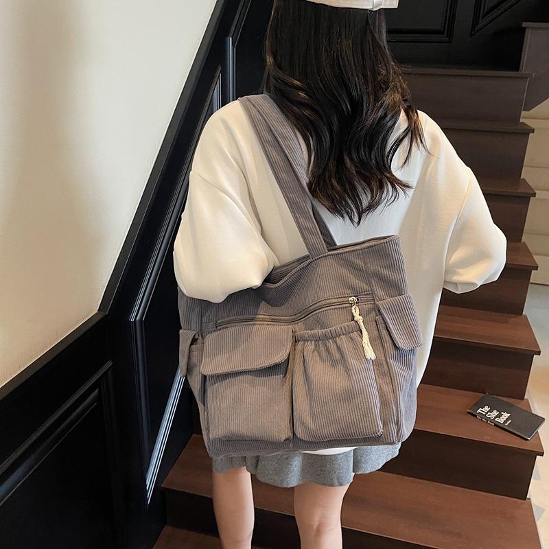 Retro Large-capacity Bag Fashionable Casual Texture Personalized Shoulder Bag Autumn and Winter New 2025 Women's Tote Bag