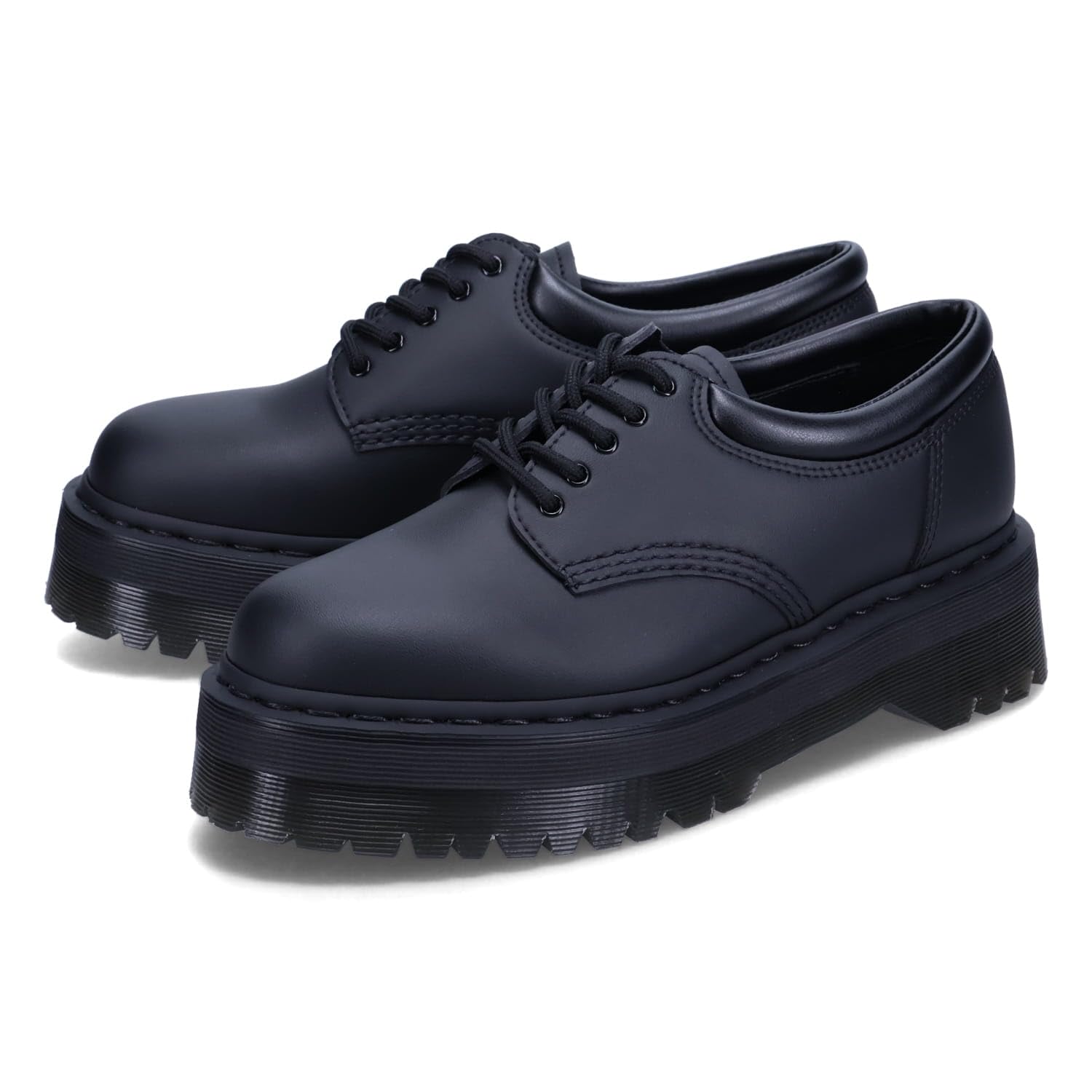 

Dr. Martens 5-Eye Shoe Vegan Quad Mono Leather Men s Women s Platform 31176001 black 25.0 cm