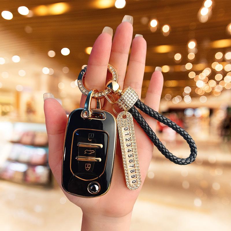 Applicable to Wuling Hongguang miniev/nano/s3/plus car key set, high-end buckle journey 730 shell men and women