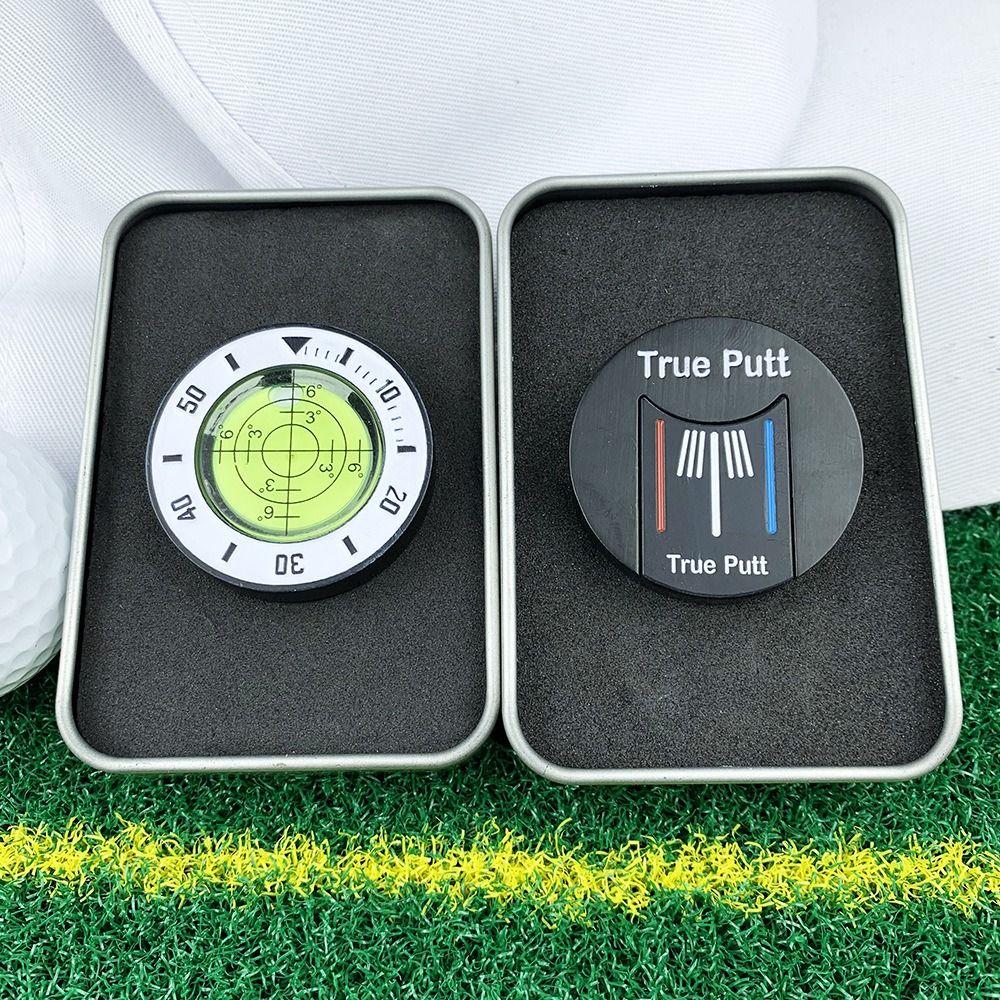 Level Reading Level Reading Ballmarker, abnehmbarer Golfballmarker, Golfhut-Clip-Marker, Mädchen