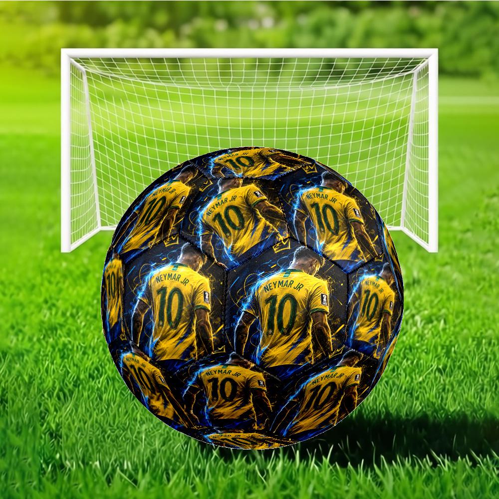 Big Stage Soccer Legend Soccer Ball Size 5 Soccer Ball, Machine-stitched, Soft and Comfortable, Suitable for Training and Matches Fan Gift