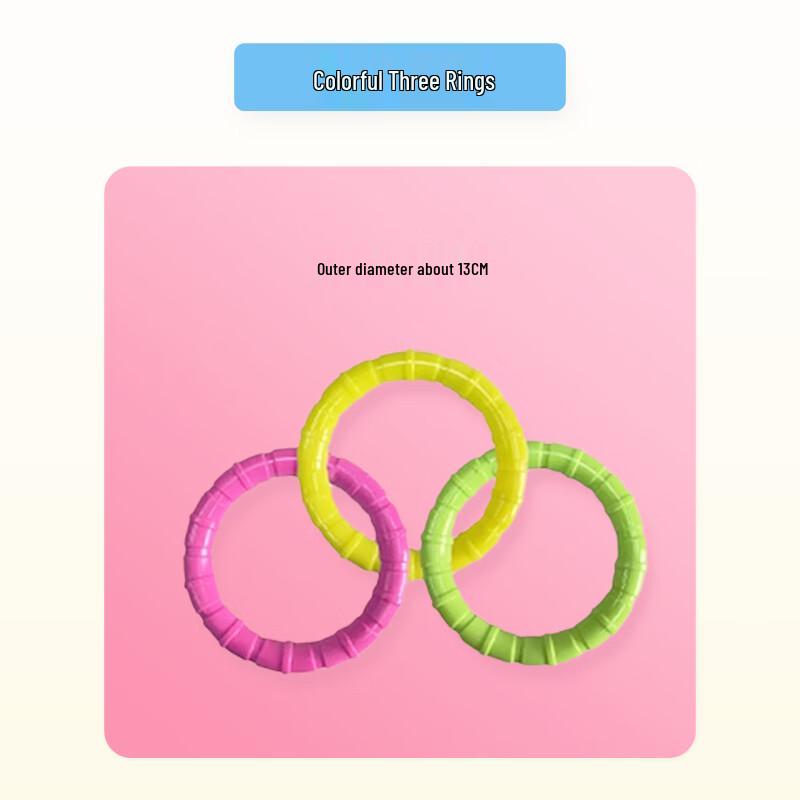 Colorful Bite-Resistant Rubber Dog Toy