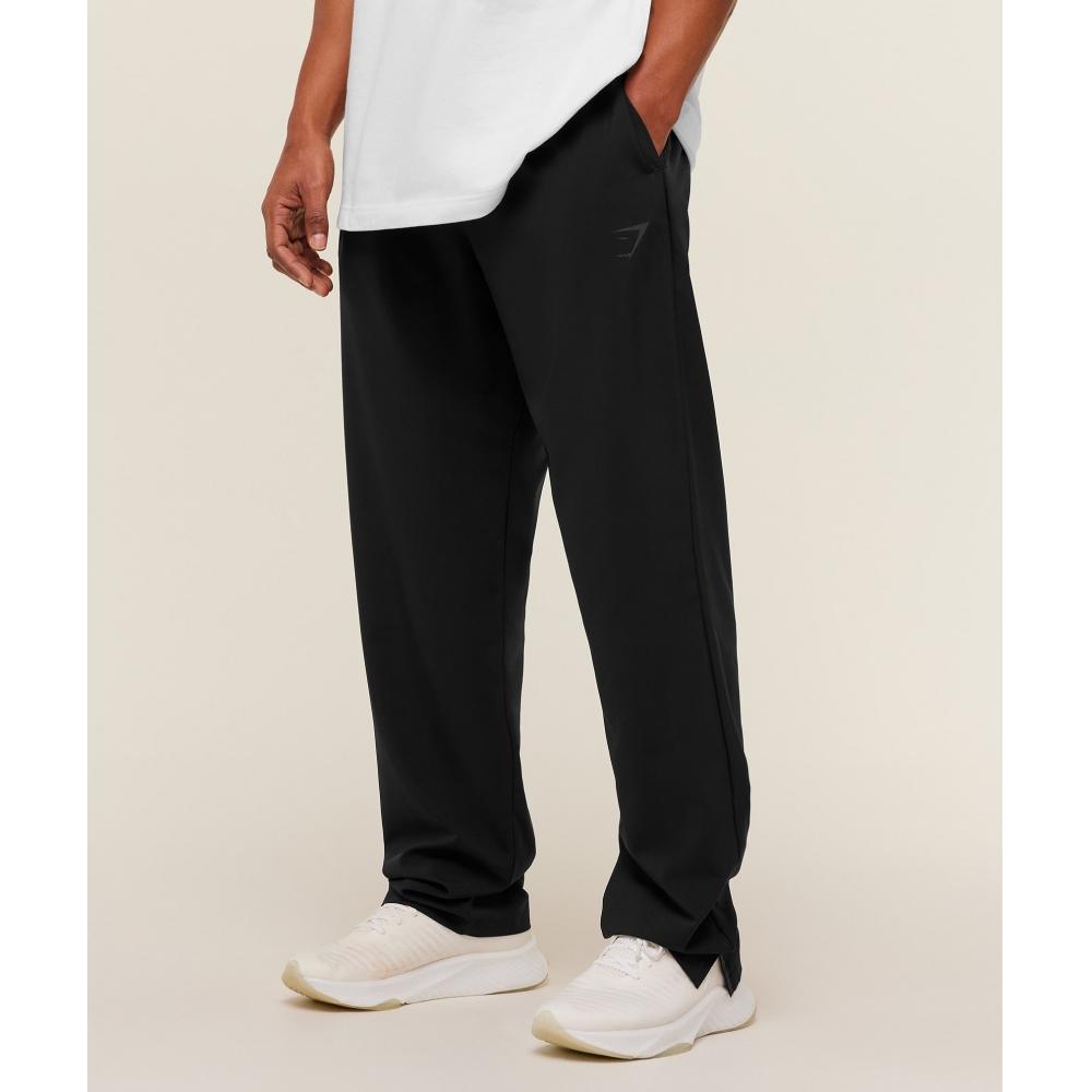 Gymshark Arrival Contrast Pants Black Onyx Grey A5b2s Bb24