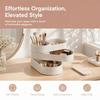 360° Rotating Makeup Brush Storage Bucket Large Capacity Jewelry Storage Box  Student Desktop