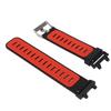 Měkký silikonový řemínek k hodinkám Nastavitelný náhradní pásek Příslušenství Vhodné pro chytré hodinky Amazfit T Rex 2 Černá a červená