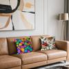 Elegant And Gentle Floral Print Cushion Cover Decorative Pillow Sofa Home Decor Case Pillow Cases