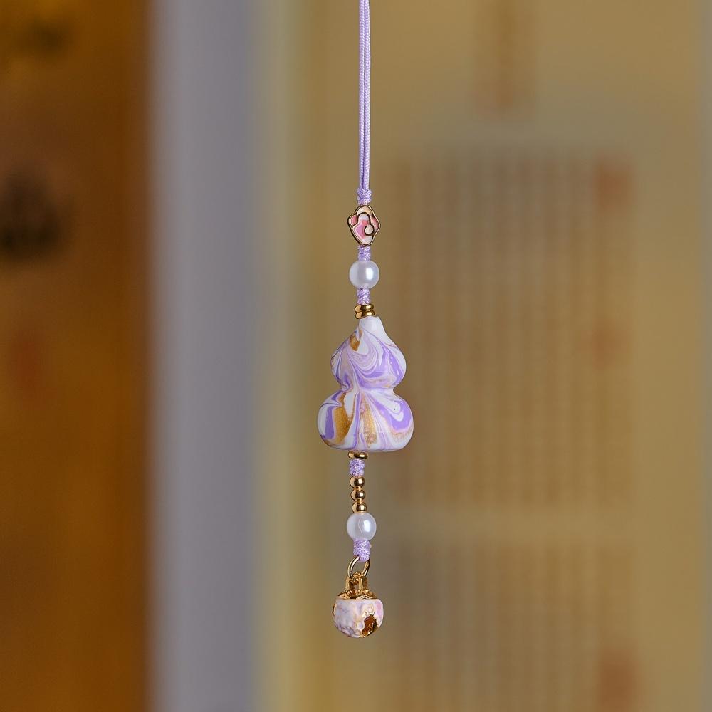 

Tassel Hanging Decoration Exquisite Rearview Mirror Pendant Chinese Decoration Elegant Car Ornament For Bag Decoration Holiday