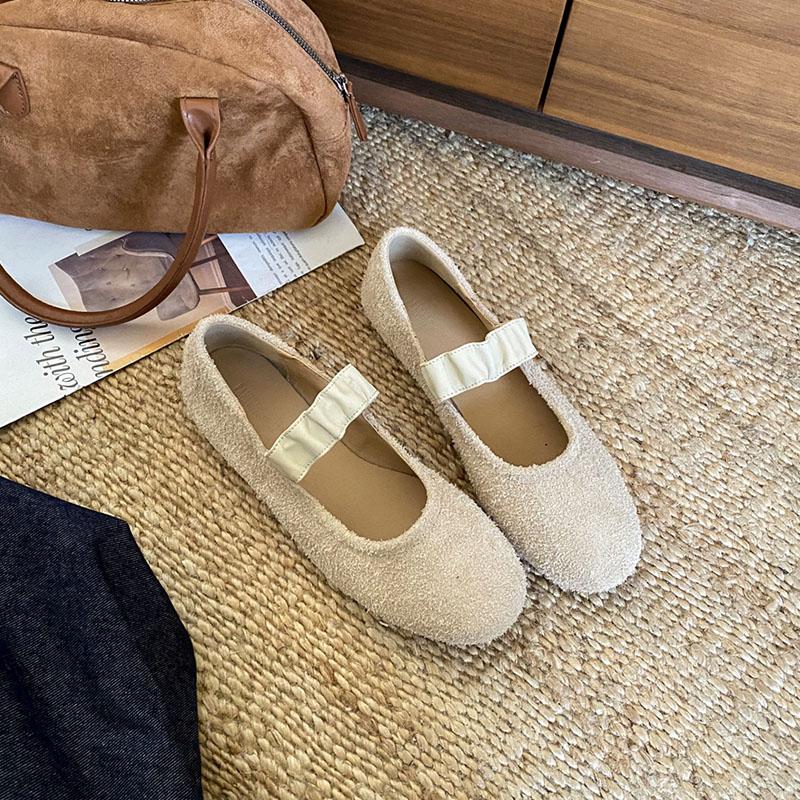 Fashion Fashion Round Toe Women Flats Mary Janes Slip On Shoes Casual Luxury Female Shallow Footwear Soft Ladies Flats With Shoes New