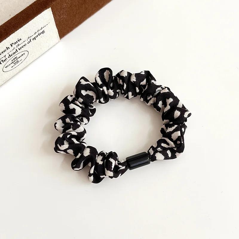 

2026 Fashion Leopard Print HairBand High Elastic Small Hair Ties Rope Ponytail Headwear Women Creative Korean Hair Accessories