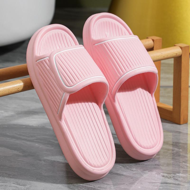 New Home Soft Sole EVA Men s Slippers Women s Anti-Slip Bathroom Slipper Summer Casual Indoor Slippers for Men Sandal Flip-Flops 36-37 розовый 1678₽