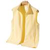 Winter Light Luxury Fashion  Fleece Fleece Waistcoat Men Sleeveless Vest Jacket Casual Solid Color Jacket