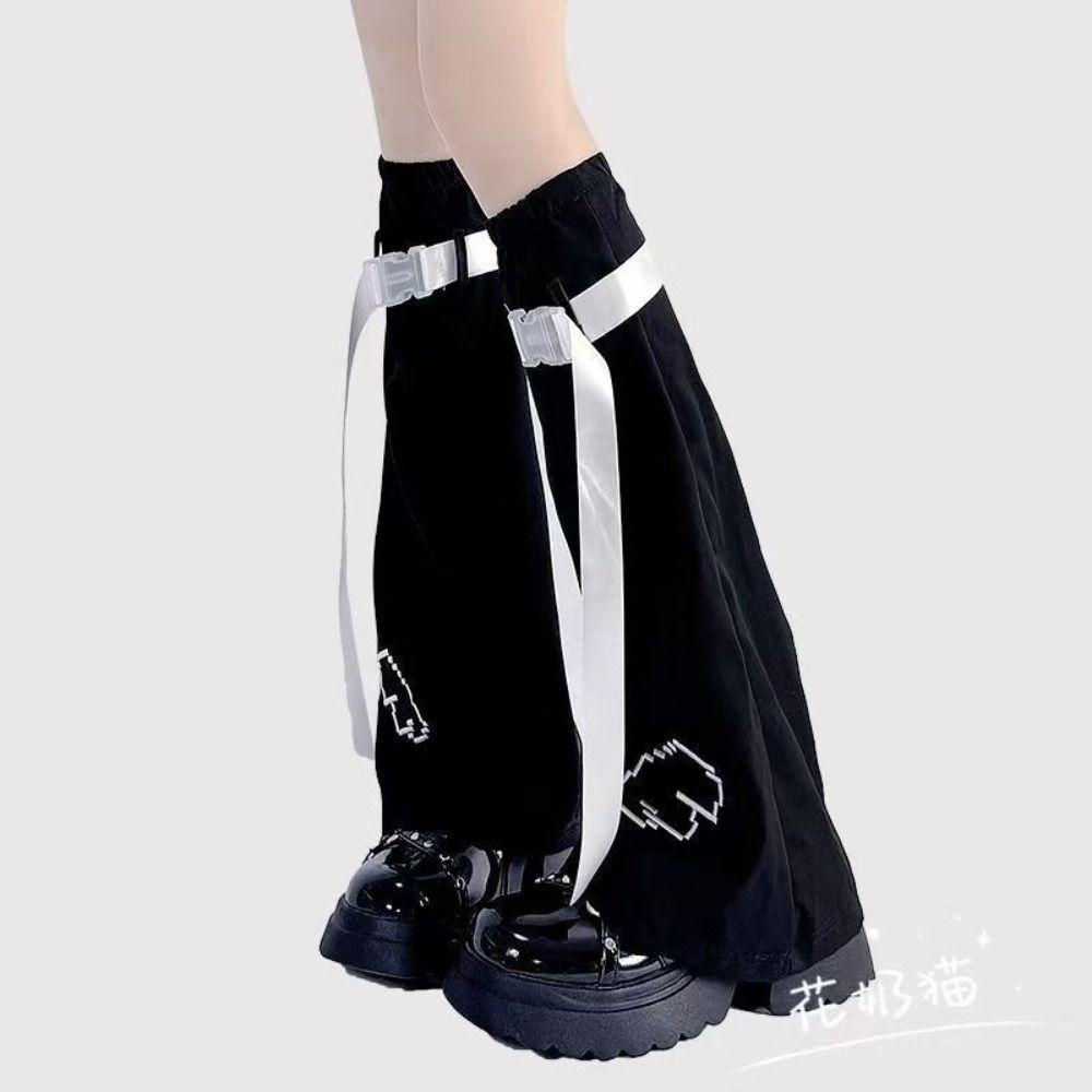 Wing Design Leg Socks Cover Trumpet Shaped High Tube Socks Boot Cuffs Cover Stockings For Women
