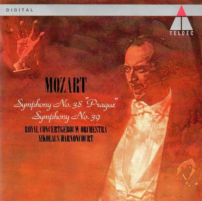 CD ROYAL CONCERTGEBOUW; HARNONCOUR - Mozart;Symphonies 38 & 39  4509974892 Teldec 1995 Japan Classical Used