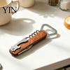 Kitchen Gadgets for Home 3-in-1 Wine And Beer Corkscrew Bottle Opener, Compact Manual Durable Opener Tool, Multifunctional Bar Seniors