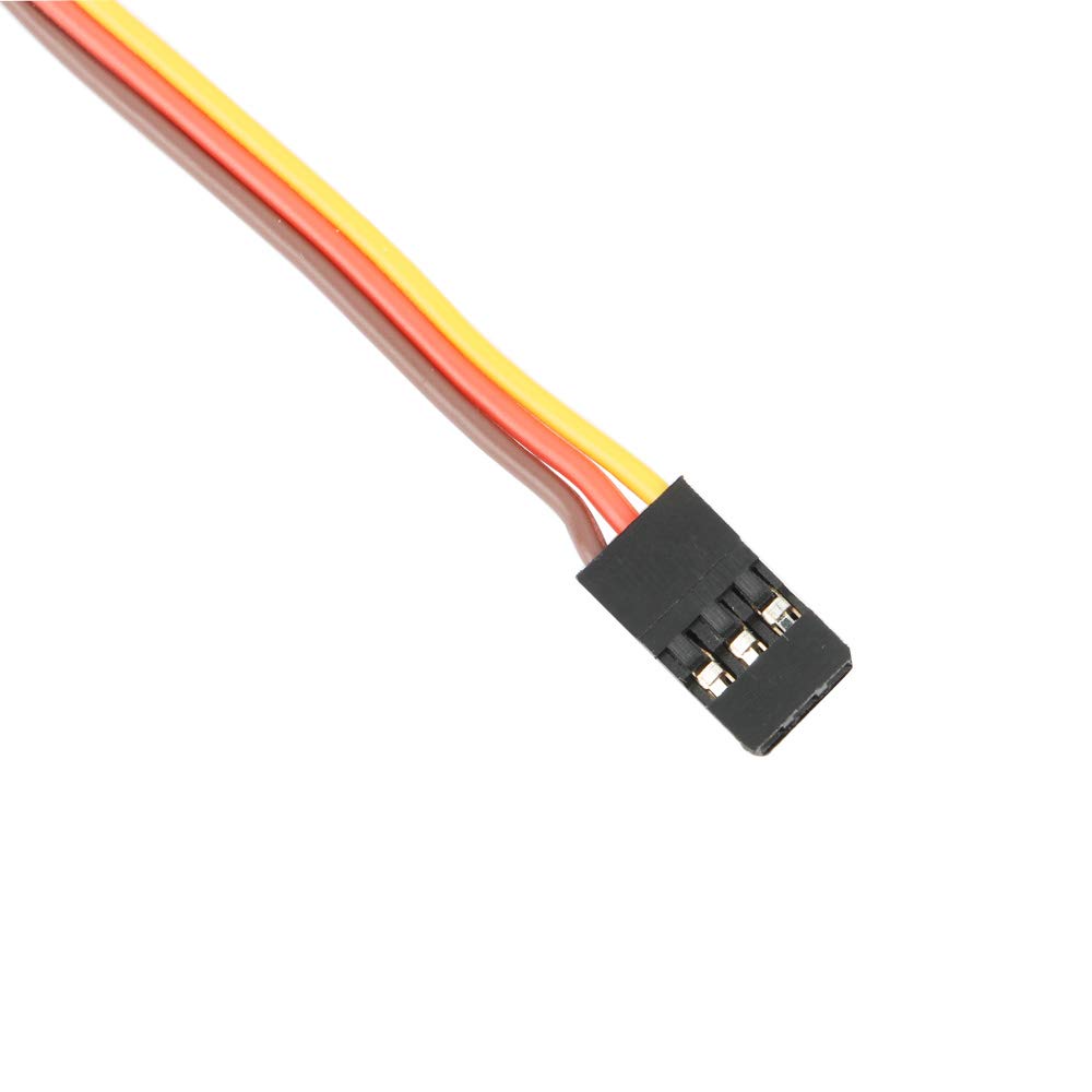 GTIWUNG 3-Piece Servo Extension Cable (Male-Female) with JR Plug, 75mm Long Servo Extension Lead Wire Cable, New 75mm 3" Y Servo Extension Cord Wire