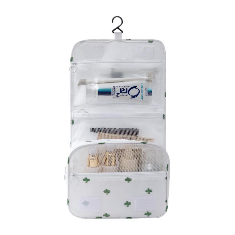 Korean Waterproof Toiletry Bag - Large Capacity, Portable, Hanging, Unisex Travel Cosmetic Organizer.