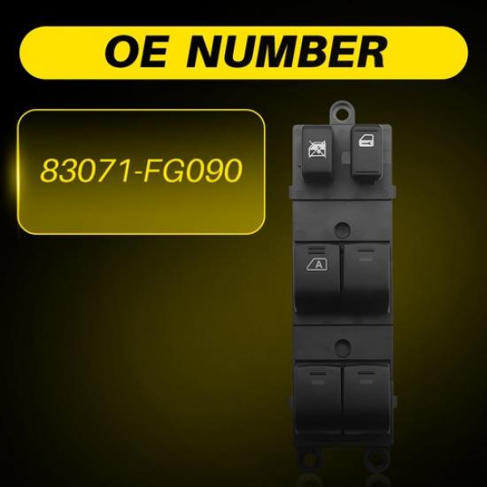 For 2007-2011 Subaru Forester Front Left Master Power Window Switch 83071-FG090