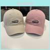 Casquette de Baseball pour Femmes Nouvelle Broderie Lettre Large Bord Chapeau de Soleil Décontracté pour Printemps Été