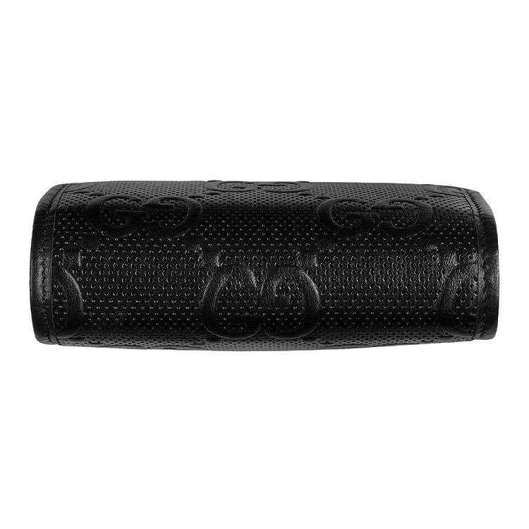Gucci Monogram Logo Embossed Leather Crossbody Bag Unisex Bags Black 625571-1W3AN-1000