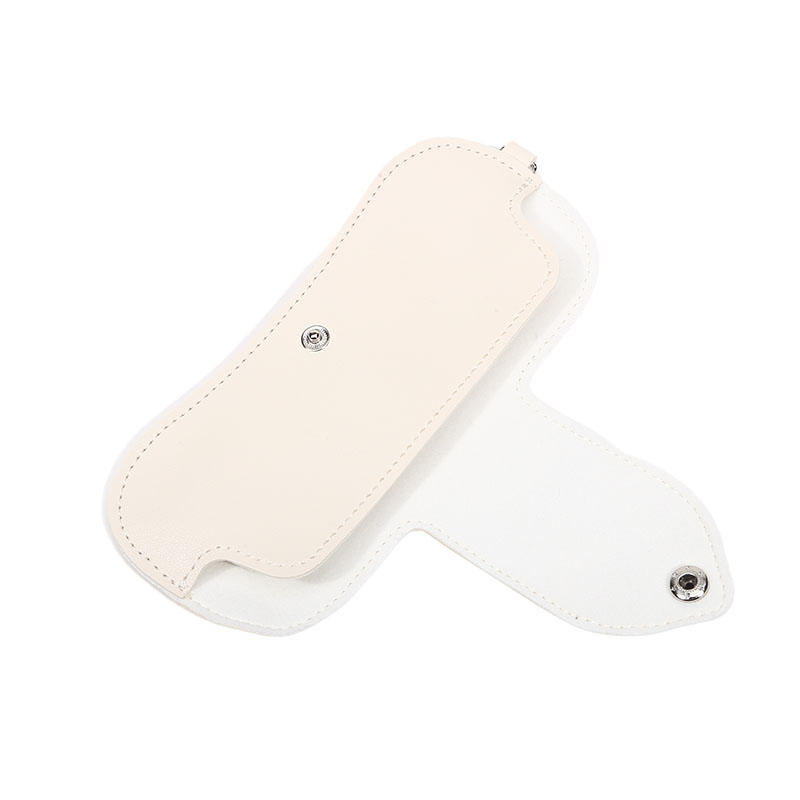 Fashion Sunglasses Case For Women Men PU Leather Hanging Neck Glasses Holder Portable Sleeve With Lanyard For Business Travel