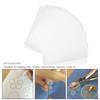 176pcs Lightweight Shrink Plastic Sheet Portable Transparent Shrinky Dink Paper Easy to Cut Heat Shrink Plastic Sheet DIY Craft