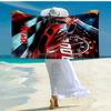 Custom Name Ultra-Soft Beach Towel with Racing Theme,Ideal for Pool - Camping, Diving - Perfect Travel Essential, Vibrant Beach Towel.