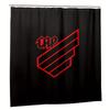 Edit Athletico Paranaense Removable Polyester Fiber Bathroom Decor, Fashionable Knit Weave Curtain with Grommets, Machine Washab