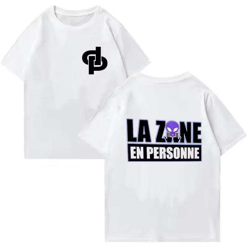 New Jul DP Summer Maillot Fashion Printed Unisexs Shirts High Street Y2K Shirts Unisex Trend Cotton Fashion Oversized Tshirt