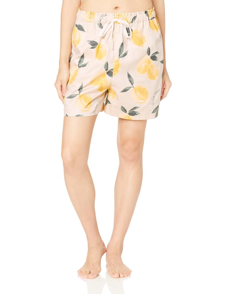 Gelato Pique Fruit Aloha Print Shorts PWFP212287 YEL F Women's