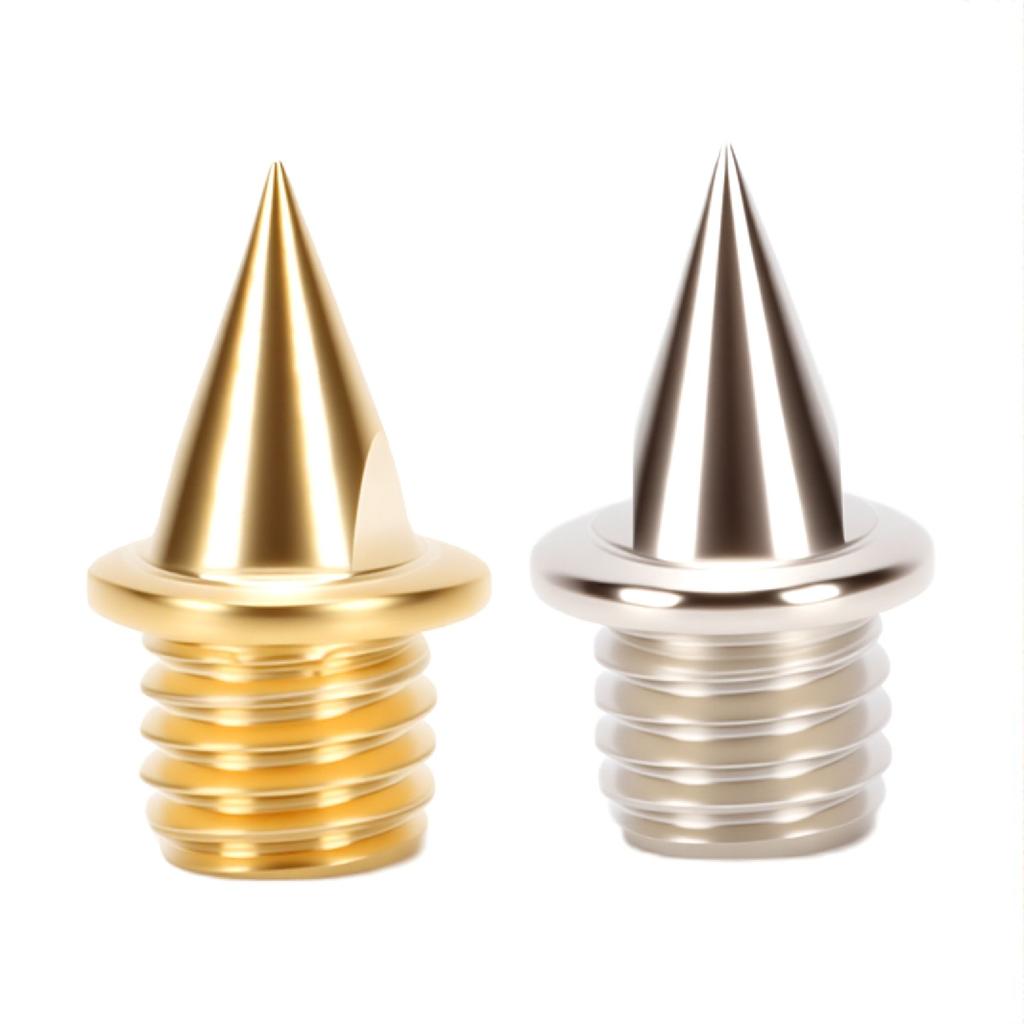 100PCS Track Spikes Alloy Steel 1Celsius4 Inch Track Shoe Spikes Replacement with Spike Wrench for Sprint Sports Running