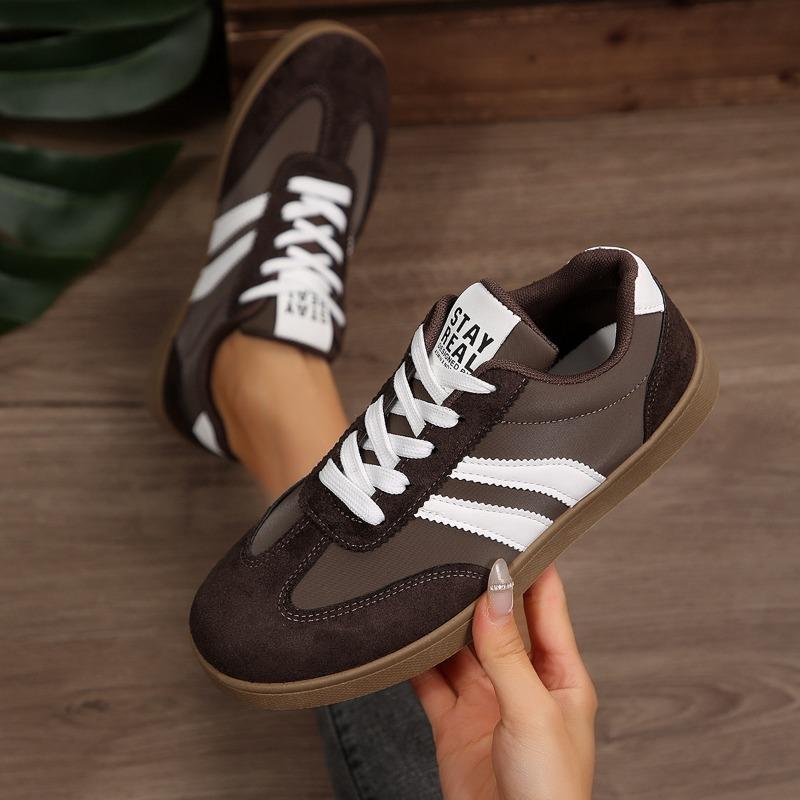 Women's Color-Blocked Training Casual Sports Shoes, Versatile Board Style Footwear.