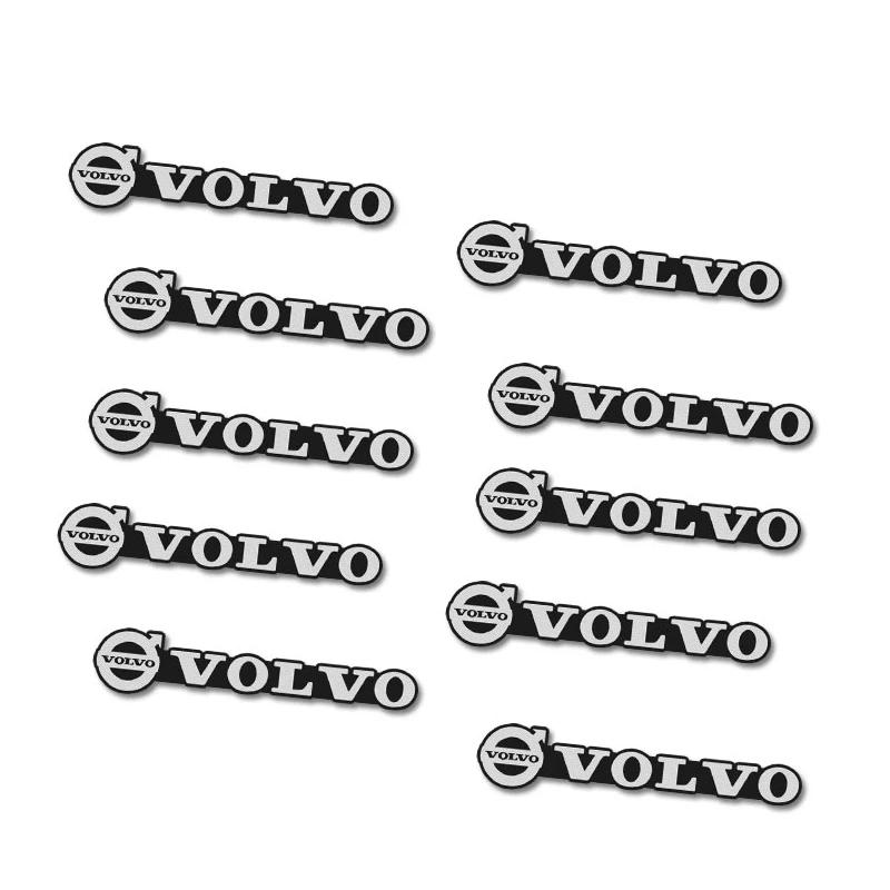 Car Audio Decorate 3D Aluminum Badge Emblem Sticker For Volvo XC60 V40 XC40 V60 XC90 S60 V70 S90 CX70 V90 EX90 S80 EX30 AWD V50