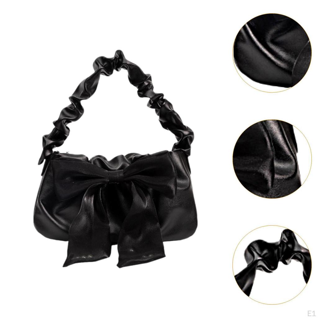 Womens Bow Tie Handbag Fashion Shoulder Bag for Commuting Street Shopping Summer