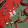 Santa Claus Merry Christmas Earrings Xmas Boots Ear Stud Handmade Beaded Ear Drop  New Year