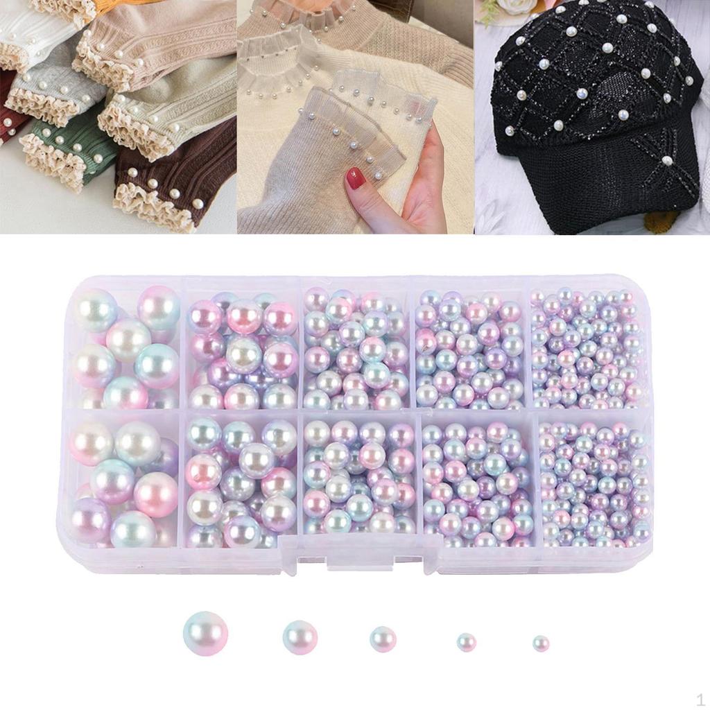 , Loose Beads Home Decor DIY Supplies No Hole Undrilled for Bead Setting Machine Crafts