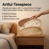 Table Clock, Modern, Simple Ornament, Decorative Clock for Shelf, Office, Kitchen, Bedside
