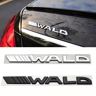 Metal Car Body Side Sticker Tail Trunk Emblem Badge for WALD Logo W204 W205 W203 W210 W176 CLS GLE GLA SLK