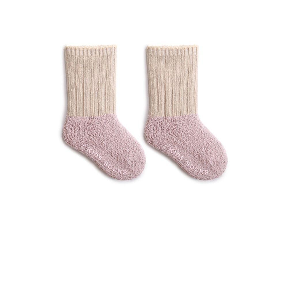 Autumn Winter Baby Toddler Socks Newborn Warm Floor Baby Socks New Kids Patchwork Sock