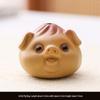 Zisha Zodiac Pig Tea Pet: Handmade Tea Tray Set with Cartoon Cute Fish Design