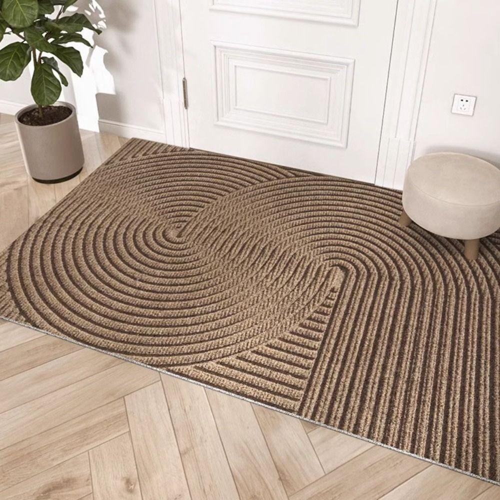 Geometric Wave Pattern Welcome Door Mats Waterproof Door Rug Bath Mat Entrance Doormat  Corridor