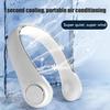 Portable Bladeless Neck Fan, USB Rechargeable Personal Cooling Fan with 360 Cooling and 3 Speeds, Hands Free Wearable Fan for Outdoor Sports Home