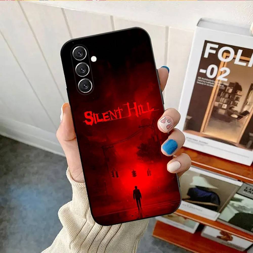 Horror Games Silent Hill Phone Case Phone Case For Samsung Galaxy A13,A21s,A22,A31,A32,A52,A53,A71,A80, Soft Black Shell